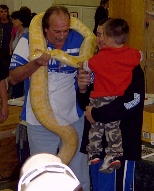 Jake the Snake Roberts at Repticon Orlando.